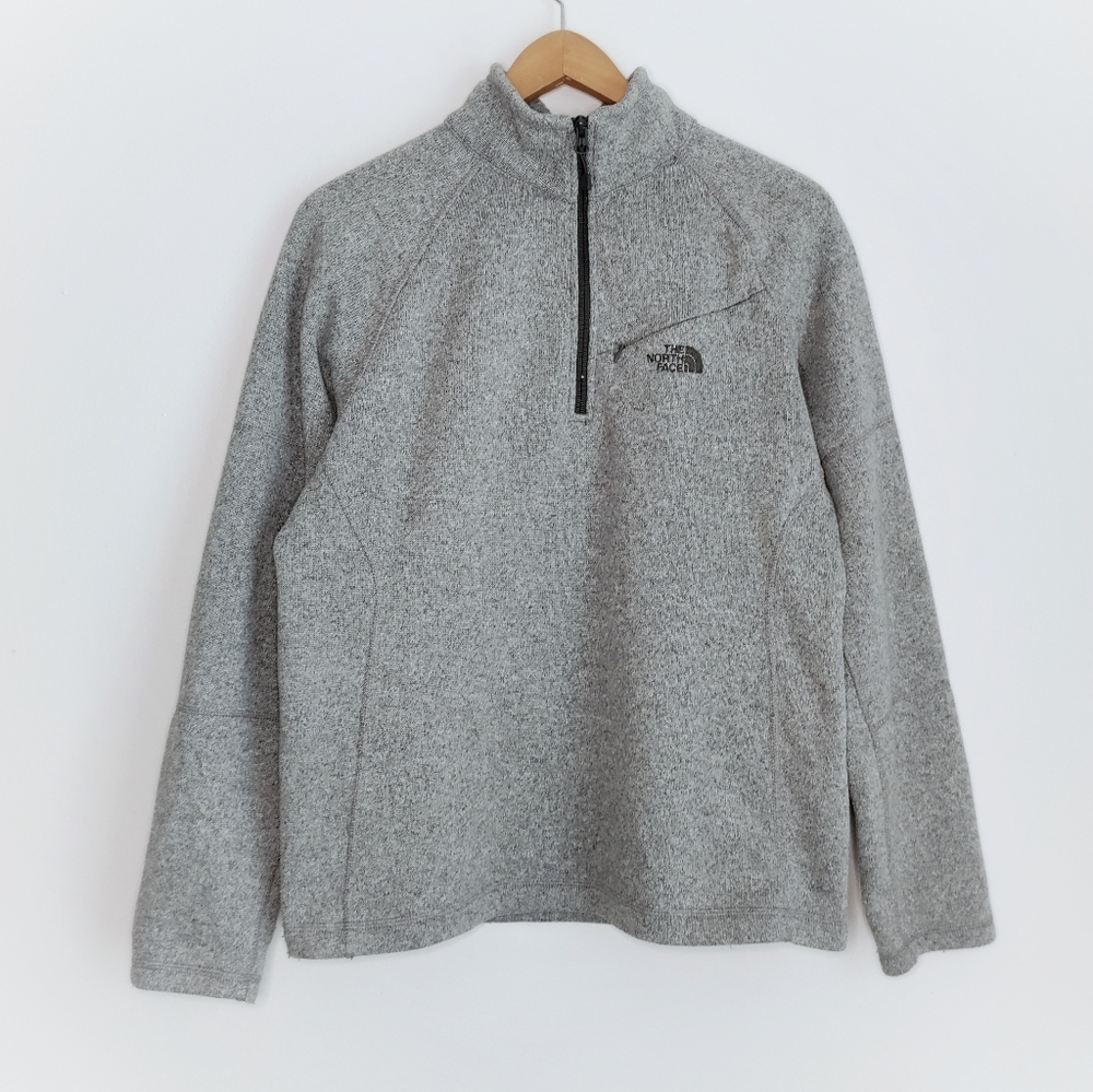 The North Face - Men's Quarter Zip Pullover - S - Gray